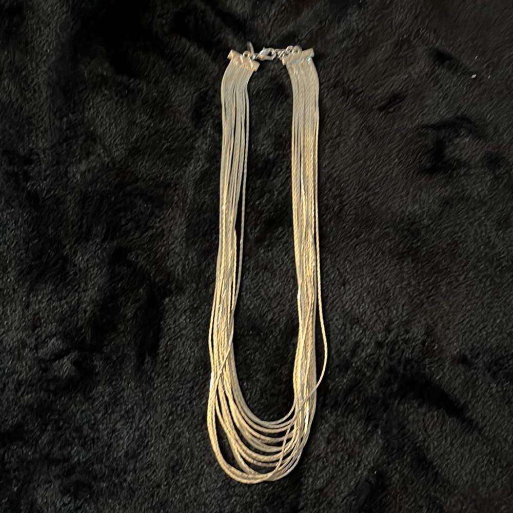 3 New Silver Necklaces for less than the price if one🤍🤍🤍 - Picture 2 of 4